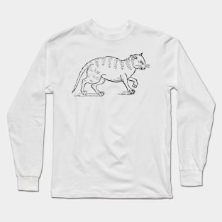 Witch's Cat (16th Century Woodcut) Long Sleeve T-Shirt